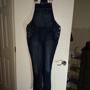 LEI women's denim overalls